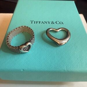 Tiffany & Co. Silver Heart Ring